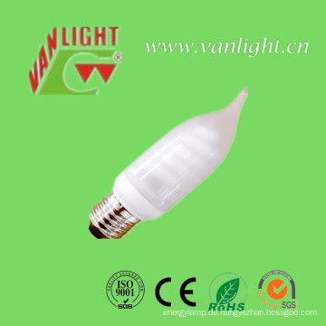 Kerze Form CFL 11W (VLC-MCT-11W), Energiesparlampe